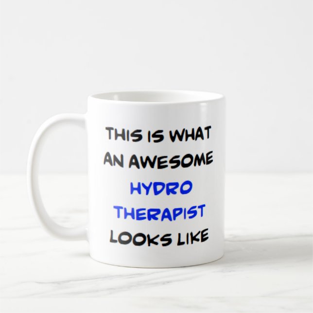 hydroterapeut, fantastisk kaffemugg (Vänster)