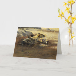 Hyena (av Wilhem Kuhnert) Kort