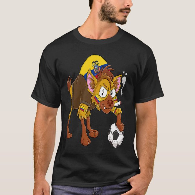 Hyena Fan Ecuador T Shirt (Framsida)