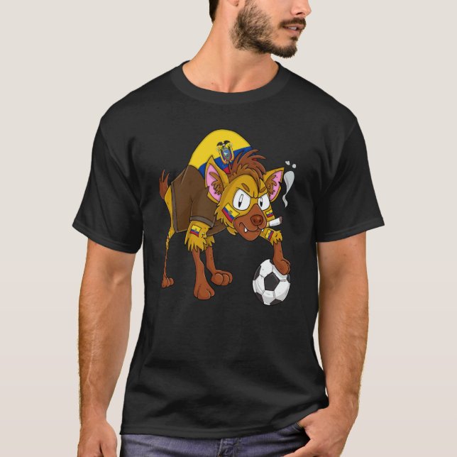 Hyena Fan Ecuador T Shirt (Framsida)