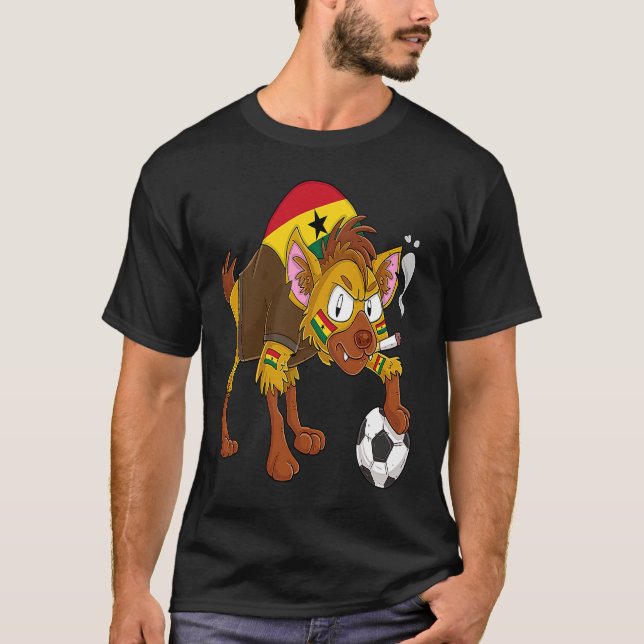 Hyena Fan Ghana T Shirt (Framsida)