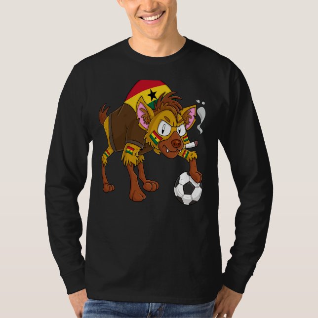 Hyena Fan Ghana T Shirt (Framsida)