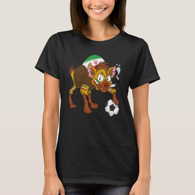 Hyena Fan Iran T Shirt (Framsida)