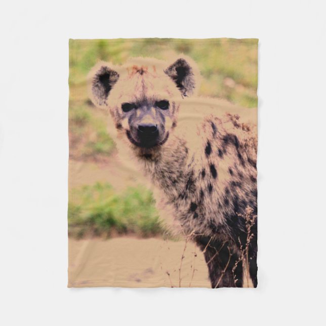 hyena fleecefilt (Framsidan)
