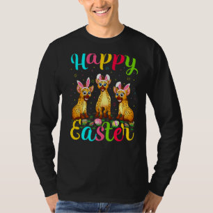 Hyena Funny Påskägg Bunny Hyena Glad påsk T Shirt