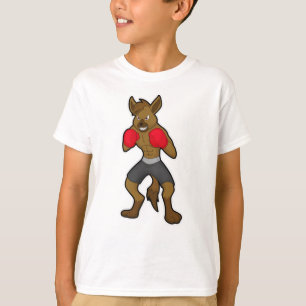 Hyena på Boxing med Boxing-handskar T Shirt