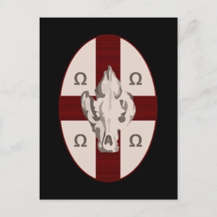 Hyena Shield Vykort