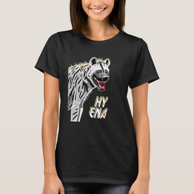 Hyena Spoted Hyaena T Shirt (Framsida)