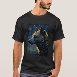 Hyena Starry Night T Shirt