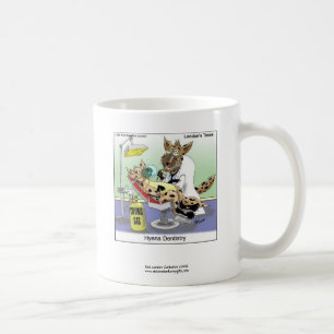 Hyena Tandvård Tecknad Film Rolig Kvalitetskaffemu Kaffemugg
