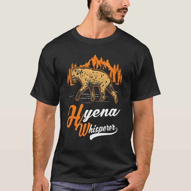 Hyena-viskaren T Shirt (Framsida)