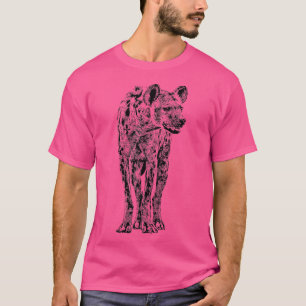 Hyena Wildlife Design för Hyena Fläkt T Shirt