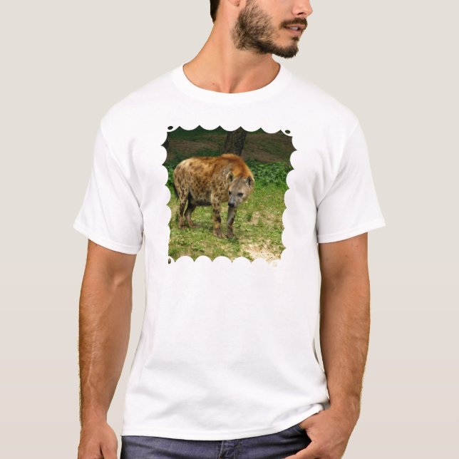 Hyenakringstrykandemanar T-tröja T-shirt (Framsida)