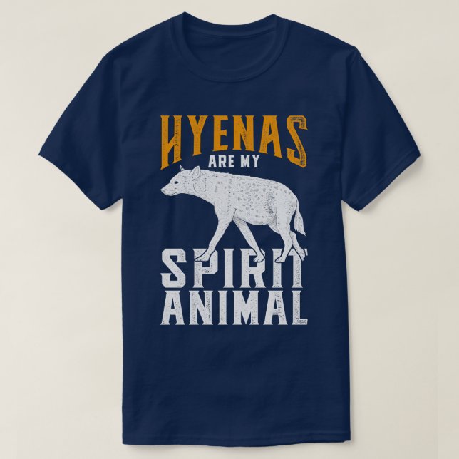 Hyenas är mitt andliga djurHyena T Shirt (Design framsida)