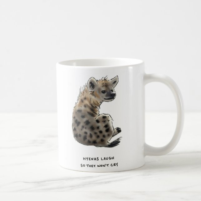 hyenasmåsaker kaffemugg (Höger)