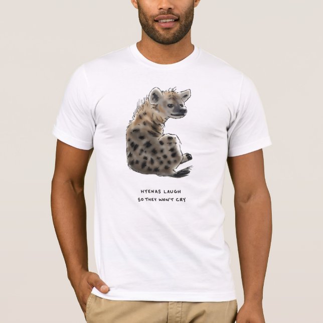 hyenasmåsaker t-shirt (Framsida)