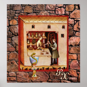 HYGEIA, ANTIKETT FARMACY, farmaceut Poster