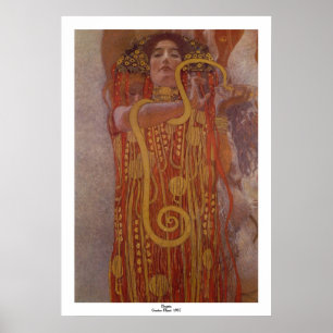 Hygeia av Gustav Klimt Poster