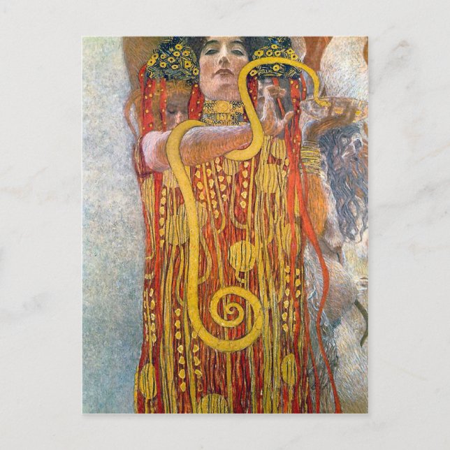 Hygeia av Gustav Klimt Vykort (Framsida)