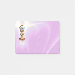 HYGEIA, MEDICIN, PHARMACY Rosa Lilac Post-it Block