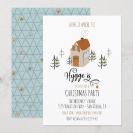 Hygge är jul Party i Hygge Inbjudningar
