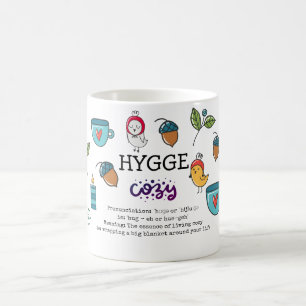 Hygge - Betydelse och utsmyckning av sladda dörrar Kaffemugg