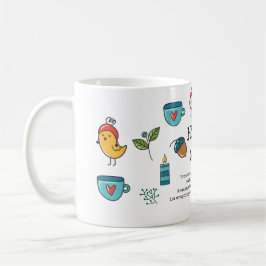 Hygge - Betydelse och utsmyckning av sladda dörrar Kaffemugg