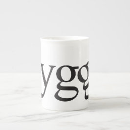 Hygge Black and White Specialty Mugg Benporslin Mugg