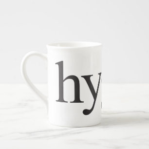 Hygge Black and White Specialty Mugg Benporslin Mugg