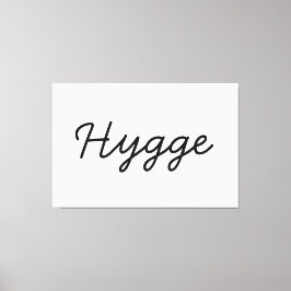 Hygge Black Elegant Canvastryck