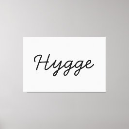 Hygge Black Elegant Canvastryck
