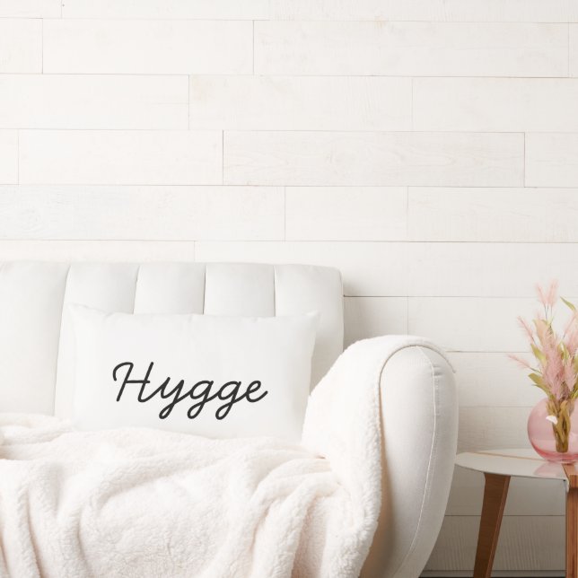Hygge Black Elegant Lumbarkudde (Soffa)