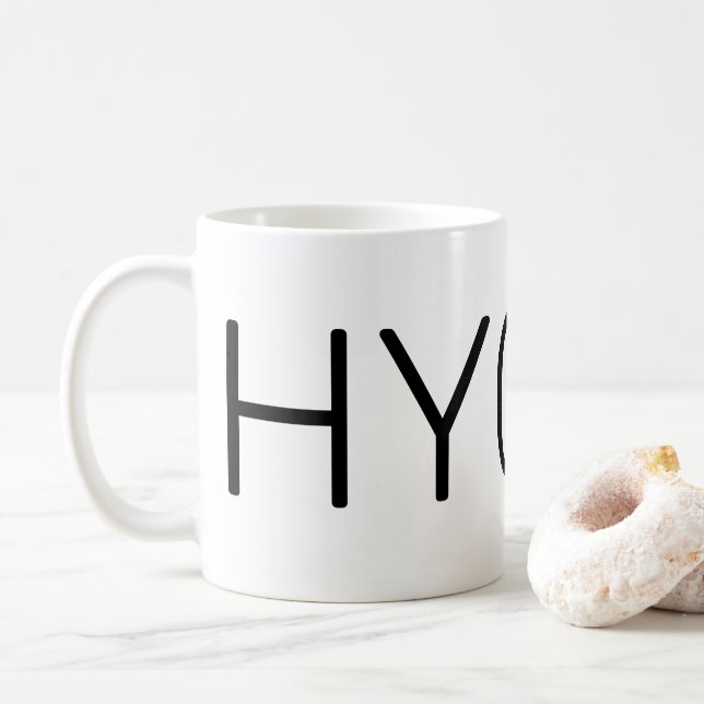 Hygge Black Kaffemugg (Med munk)