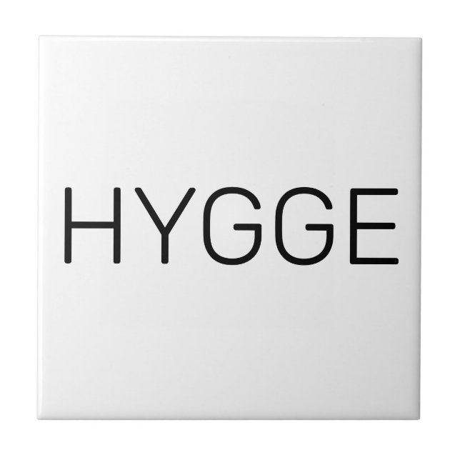 Hygge Black Kakelplatta (Framsidan)
