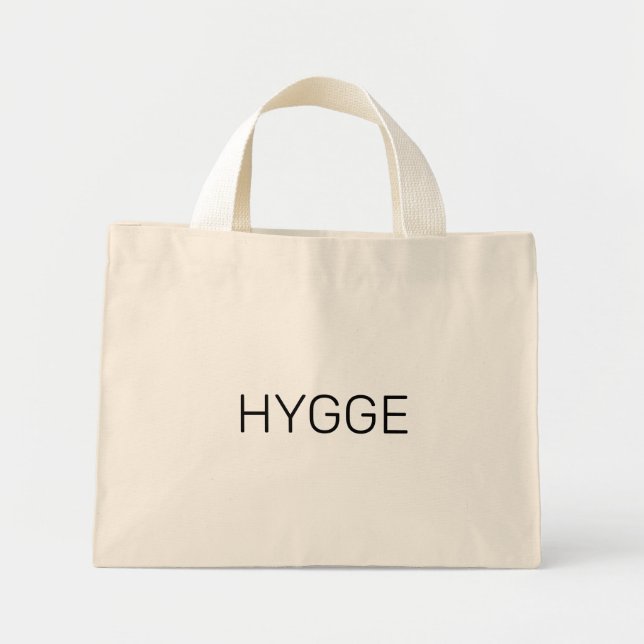 Hygge Black Mini Tygkasse (Framsidan)