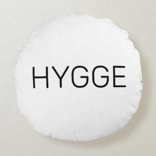 Hygge Black Rund Kudde
