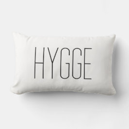 Hygge Black Thin Lumbarkudde