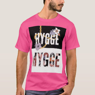 HYGGE Blommigt T-Shirt - Mysigt nordiskt estetiskt