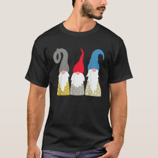 Hygge Christmas Gnomes Holiday Gnomes Funny Gnomes T Shirt