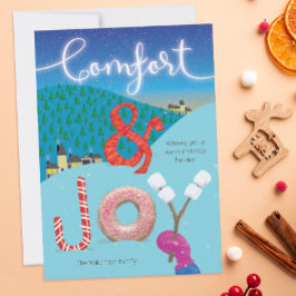 Hygge Comfort och Joy Illustrated Helgdag Treats Kort