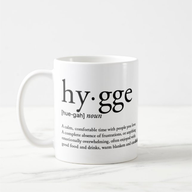 Hygge definition kaffemugg (Vänster)