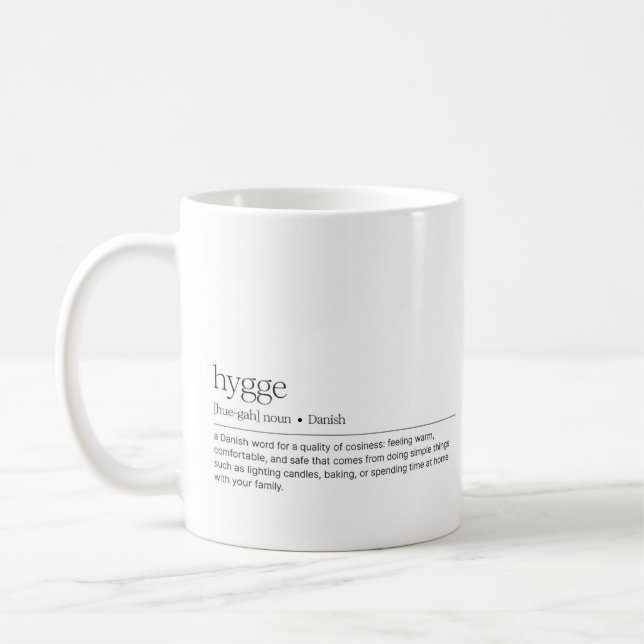 Hygge Definition Mugg (Vänster)