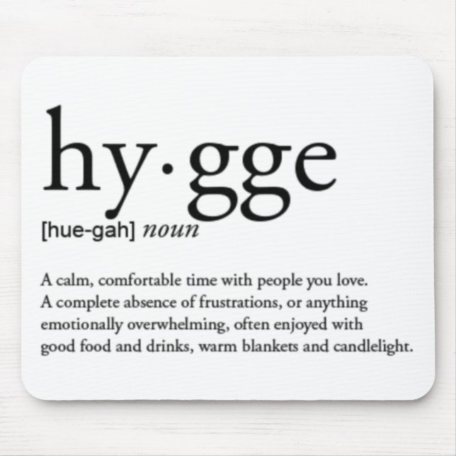 Hygge-definition Musmatta (Framsidan)
