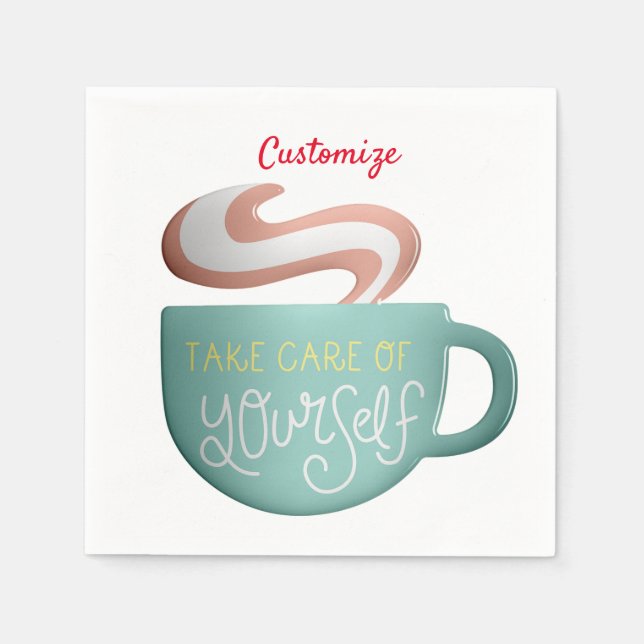 Hygge Drink Self-Care Thunder_Cove Pappersservett (Framsidan)