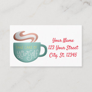 Hygge Drink Self-Care Thunder_Cove  Visitkort