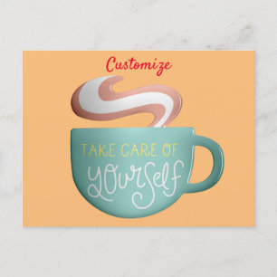 Hygge Drink Self-Care Thunder_Cove Vykort