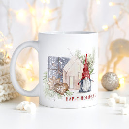 Hygge jul Cute Gnome Nordiska Helgdagar Kaffemugg