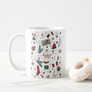 Hygge julsamling kaffemugg