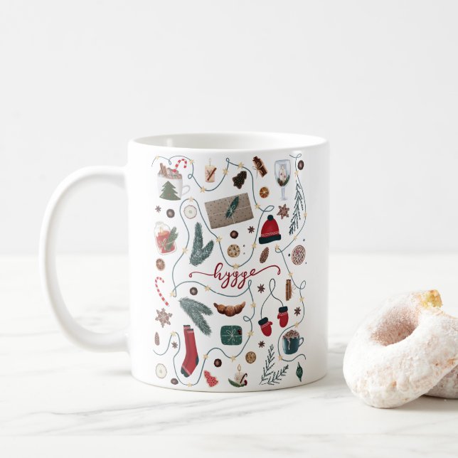 Hygge-julsamling Kaffemugg (Med munk)