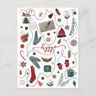 Hygge-julsamling Vykort